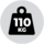 Нагрузка 110kg